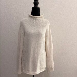 Abercrombie & Fitch Off-White Cowl Neck Sweater Cozy Chic Women’s Knitwear